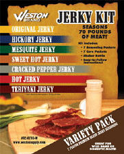 Weston 7 Flavor Jerky Seasoning Kit