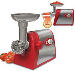 Weston #5 Deluxe Electric Meat Grinder with Tomato Strainer Attachment