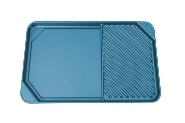 All American 6040ABL Blue Side by Side Griddle-Grill