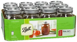 Ball Pint Mason Canning Jars