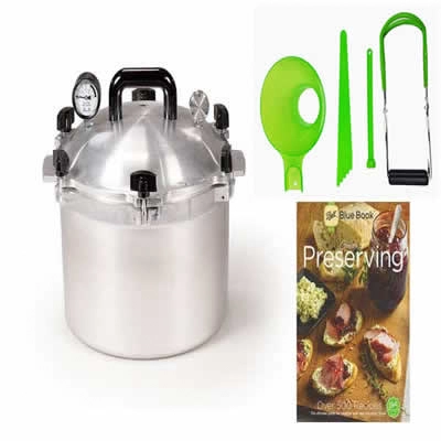 Wisconsin Aluminum Pressure Cooker / Canner 15.5 Qt.