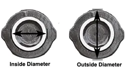 Ohio Stoneware Preserving Covers Diameter Image