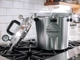All American 925 pressure canner showing lid and regulator