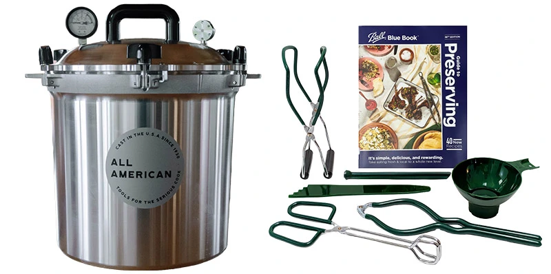 All American 25 Quart Pressure Canning Kit | Complete Home Canning Set