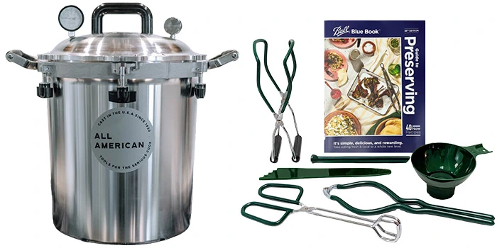 All American 30 Quart Pressure Canning Kit