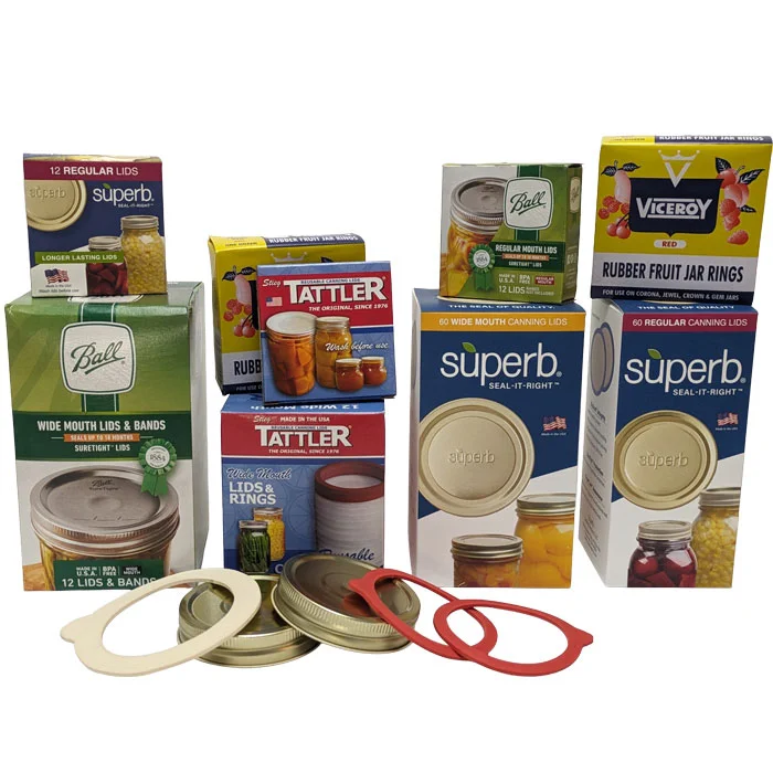 Canning Jar Bands, Caps & Lids for Home Canning
