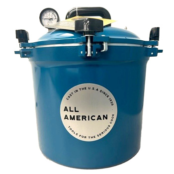 All American 41.5 Quart Pressure Cooker Canner, Silver