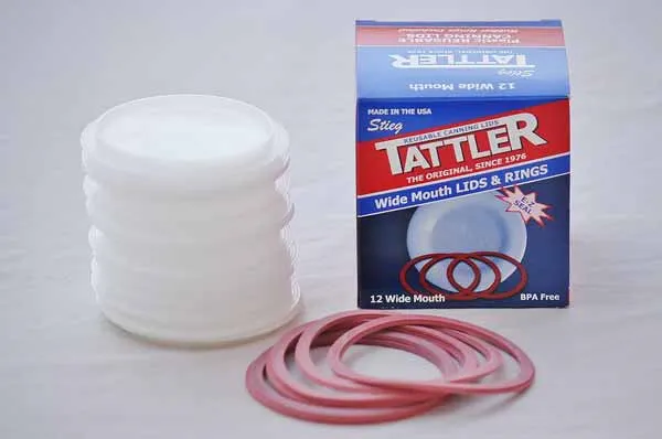 Tattler Reusable Wide Mouth Canning Lids